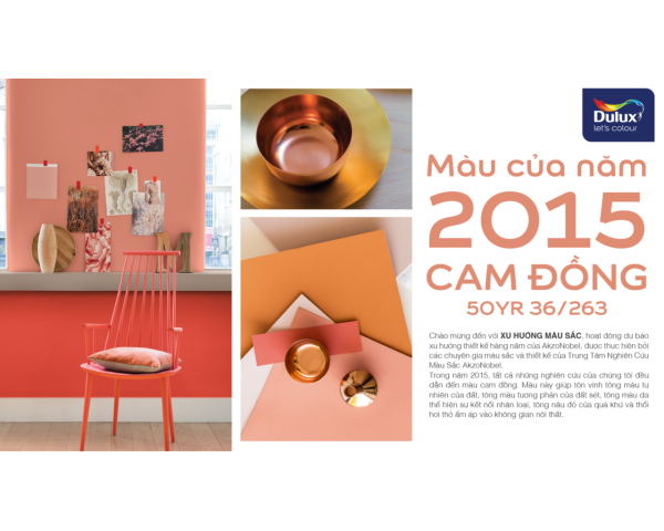 Xu Hướng Màu Sắc Năm 2015 Của Sơn Dulux
