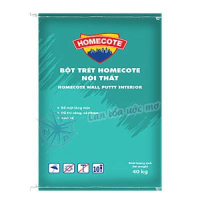 Bột Trét Trong Nhà Toa Homecote 40Kg