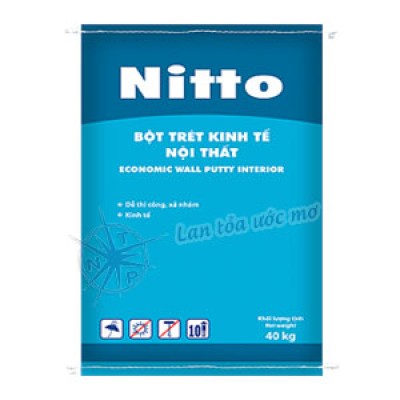 Bột Trét Trong Nhà Toa Nitto Kinh Tế 40Kg