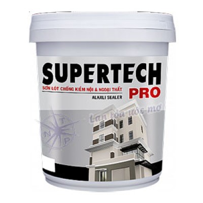 Sơn Lót Nội & Ngoại Thất Toa SuperTech Pro 18L