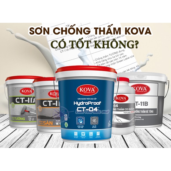 Sơn Chống Thấm Kova Tốt Không?