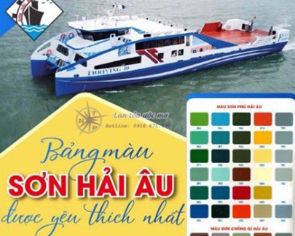 Bảng Màu Sơn Hải Âu 