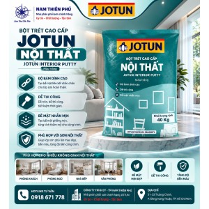 Bột Trét Nội Thất Jotun Cao Cấp