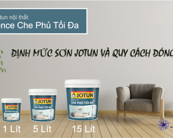 Định Mức Sơn Jotun Và Quy Cách Đóng Gói 