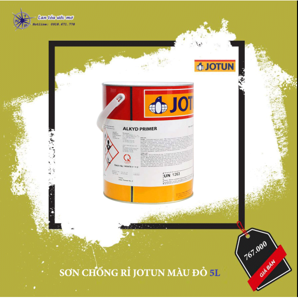 Sơn Lót Chống Rỉ Jotun Màu Đỏ