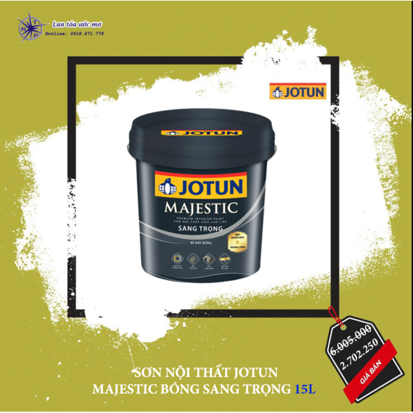 Sơn Nội Thất Jotun Majestic Bóng Sang Trọng