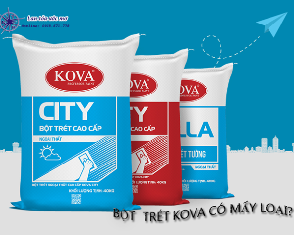 Bột Trét Kova Có Mấy Loại?