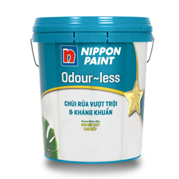 Sơn Nội Thất Nippon Odour-Less Chùi Rửa Vượt Trội & Kháng Khuẩn