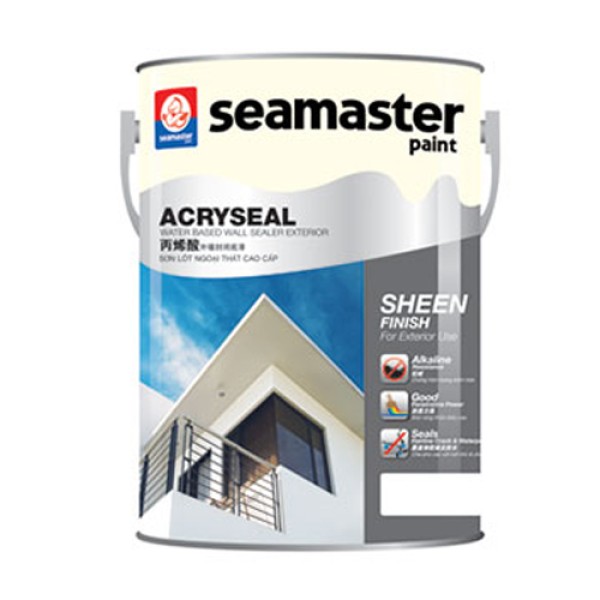 Sơn Lót Ngọai Thất Seamaster - Acryseal Water Based Wall Sealer